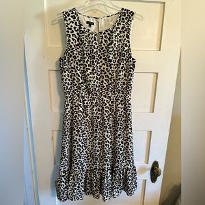 Talbots Petite Leopard Print Dress